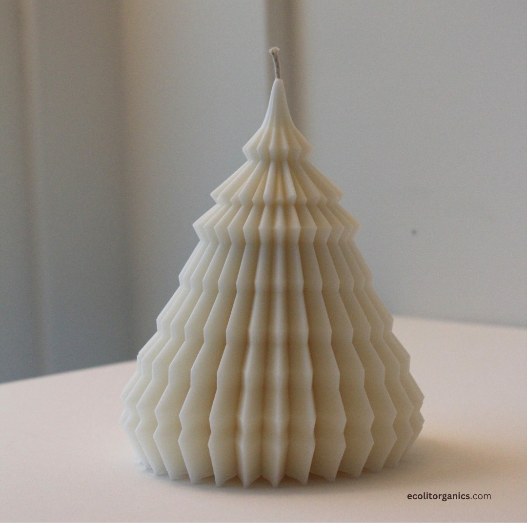 Luna Pine Soy Candle | Multiple Scents | Geometric Tree Candle