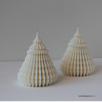 Luna Pine Soy Candle | Multiple Scents | Geometric Tree Candle