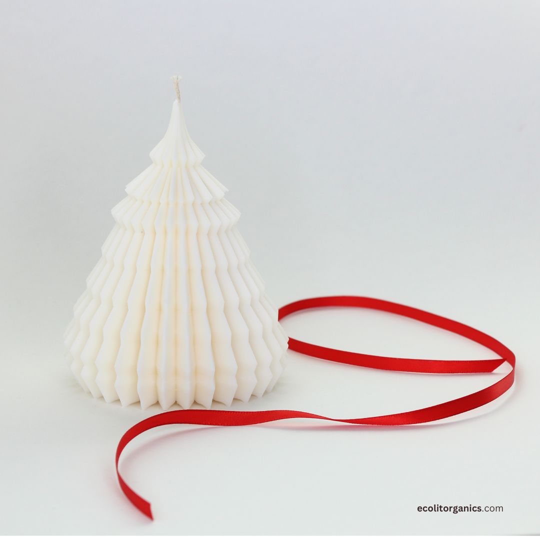 Luna Pine Soy Candle | Multiple Scents | Geometric Tree Candle