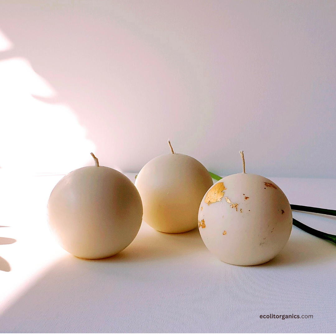 Luna Sphere Soy Candle | Multiple Scents | Minimalist Round Candle