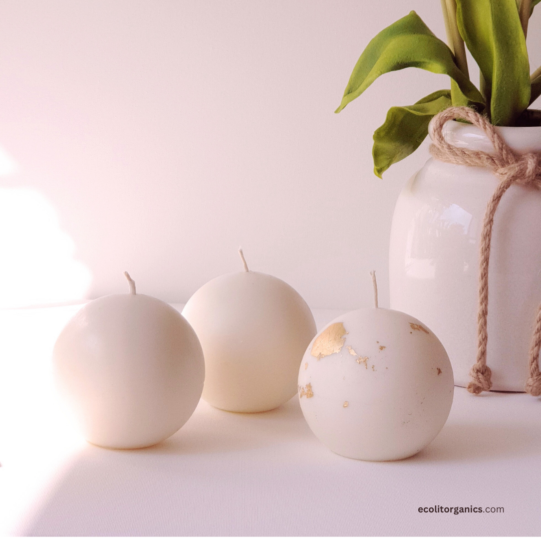 Luna Sphere Soy Candle | Multiple Scents | Minimalist Round Candle