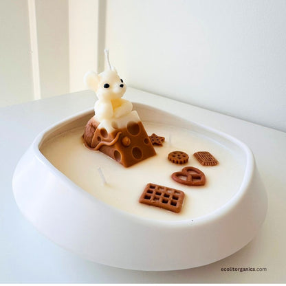 Cozy Cravings Candle | Handmade Soy Wax Candle with Amber Noir Scent