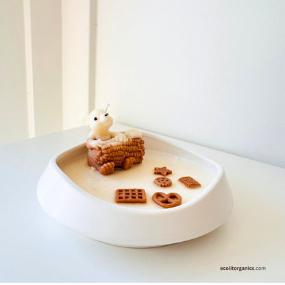 Cozy Cravings Candle | Handmade Soy Wax Candle with Amber Noir Scent