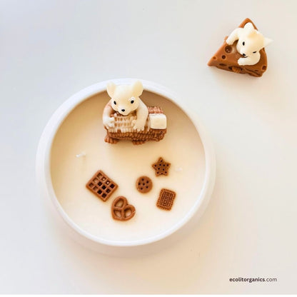 Cozy Cravings Candle | Handmade Soy Wax Candle with Amber Noir Scent