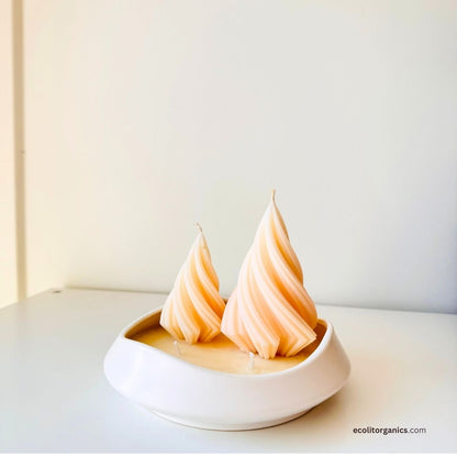 Holiday Sea Breeze Glow | Christmas Ocean-Inspired Soy Candle