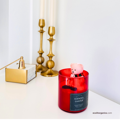 Winter Ivy Soy Candle | Winter Pine & Ivy Scent | Handmade Holiday Candle | Ecolit Organics